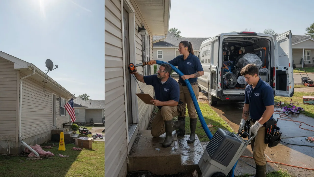 Ceiling Water Damage Restoration in Diberville, MS near me